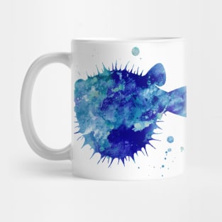 Blowfish Watercolor Painting Mug